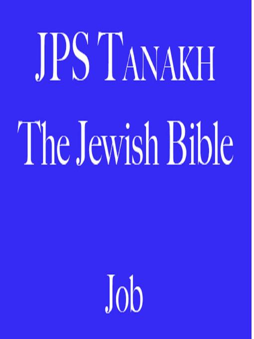 Title details for Job by The Jewish Publication Society - Wait list